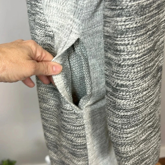 Saturday Sunday long sleeve V-neck cotton sweater dress 2 pockets raglan sleeve - Picture 6 of 8